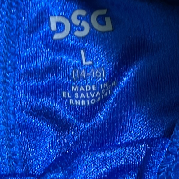 DSG Boys Blue Basketball Large Shorts. - Picture 3 of 4